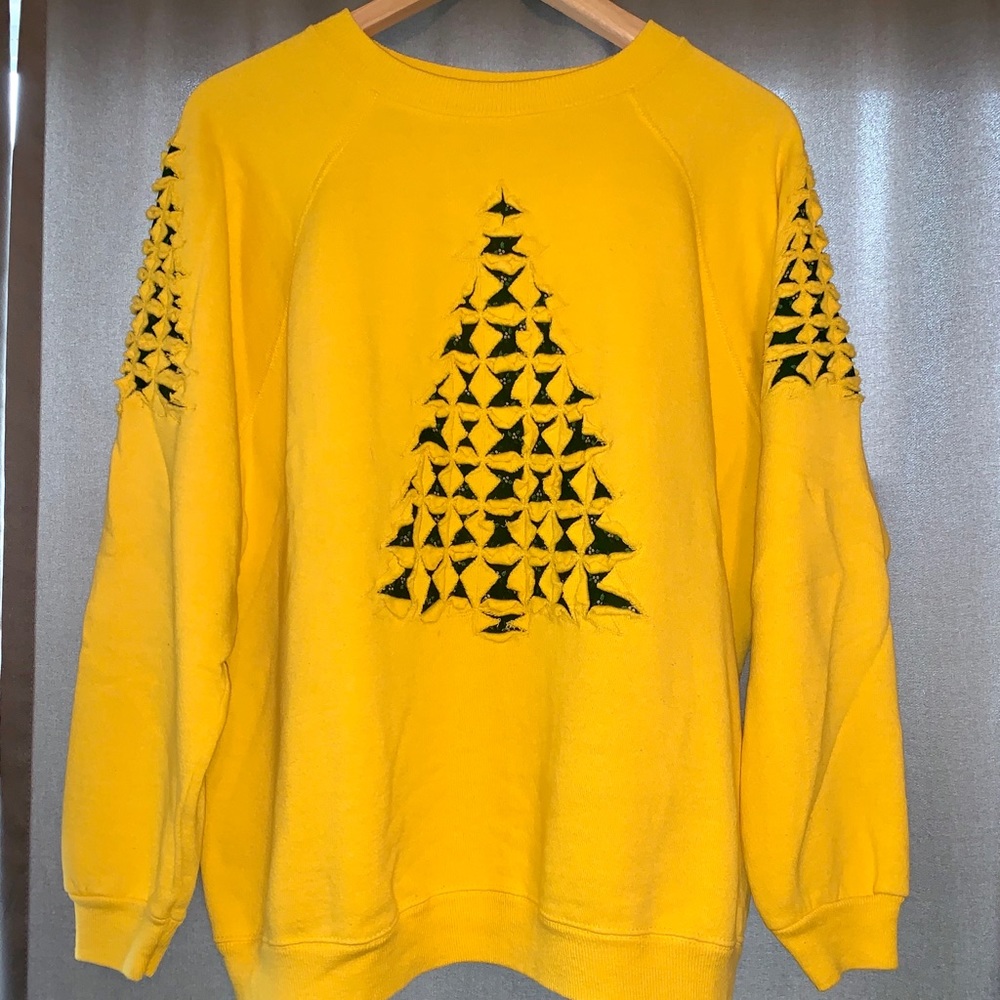 Vintage Yellow Tree Sweater